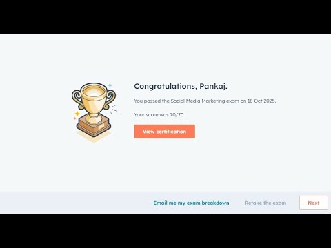 HubSpot Social Media Marketing Exam Answers | 100% Score | Live Pass | June 2025