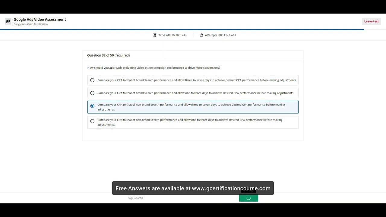 Google Ads Video Certification Exam Answers | 100% Score | Live Pass | June 2025