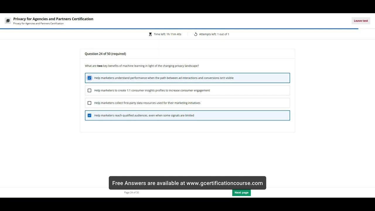 Privacy for Agencies and Partners Certification Exam Answers | 100% Score | Live Pass | June 2025
