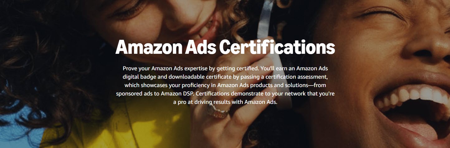 amazon ads certification