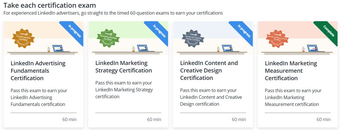 linkedin certification