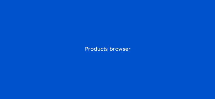 products browser 151004