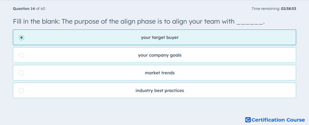 Fill in the blank: The purpose of the align phase is to alig