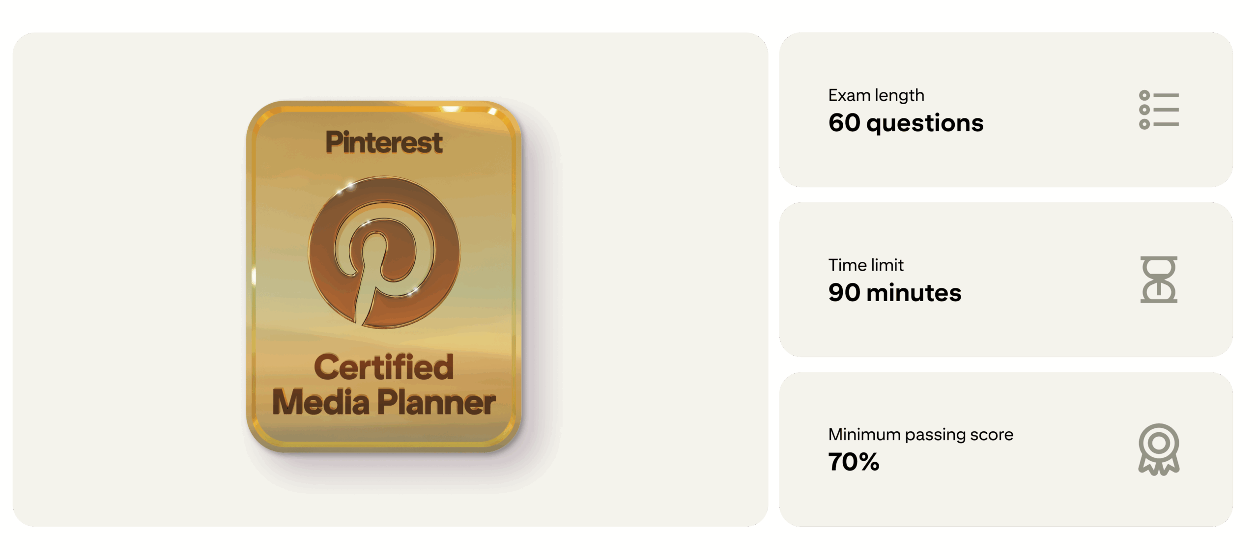 pinterest media planner certification