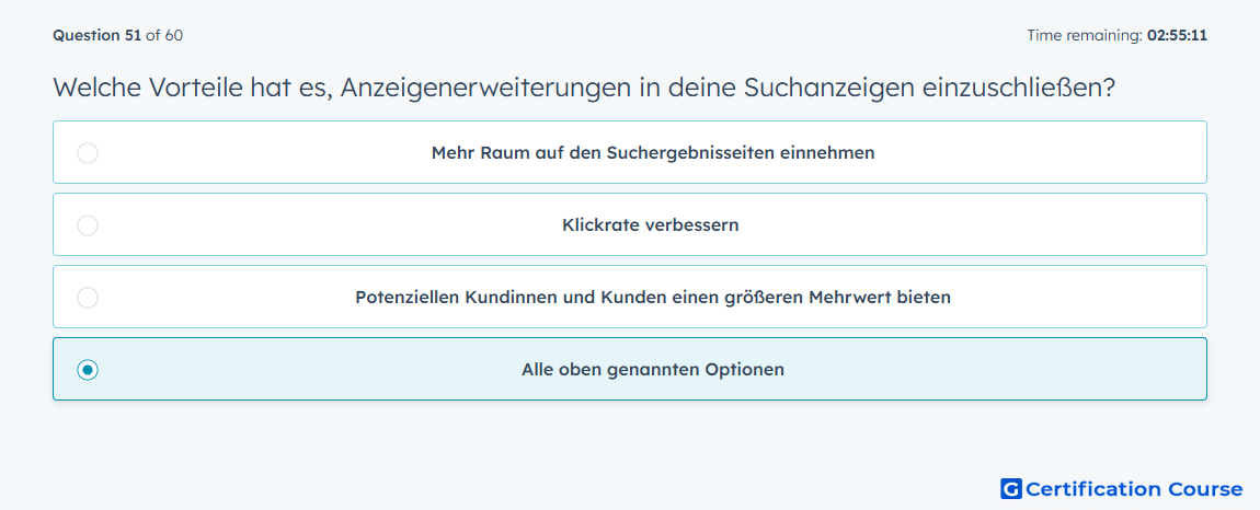 Welche Vorteile hat es Anzeigenerweiterungen in deine Suchanzeigen einzuschliesen