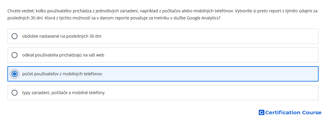 Chcete vediet kolko pouzivatelov prichadza z jednotlivych zariadeni napriklad z pocitacov alebo mobilnych telefonov