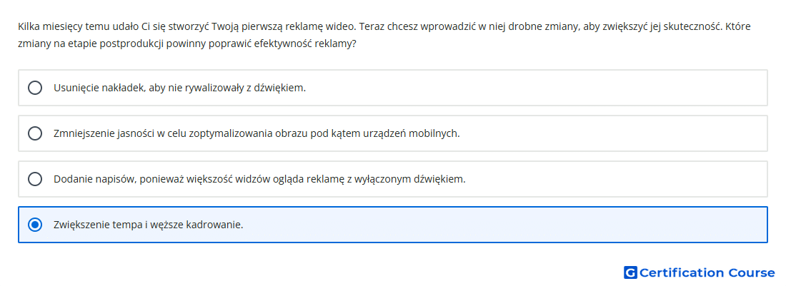 Kilka miesiecy temu udalo Ci sie stworzyc Twoja pierwsza reklame wideo Teraz chcesz wprowadzic w niej drobne zmiany aby