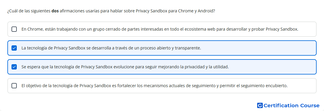 Cual de las siguientes dos afirmaciones usarias pa