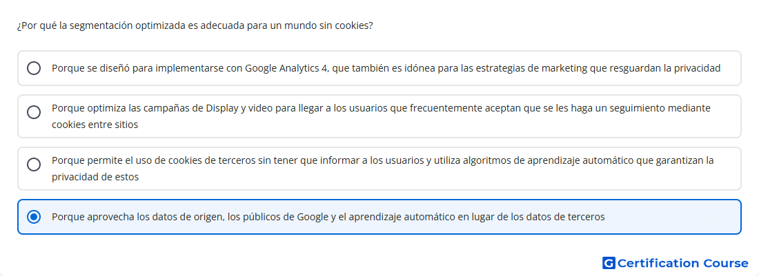 Por que la segmentacion optimizada es adecuada par