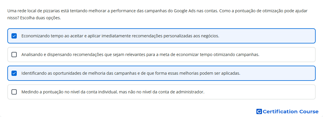 Uma rede local de pizzarias esta tentando melhorar