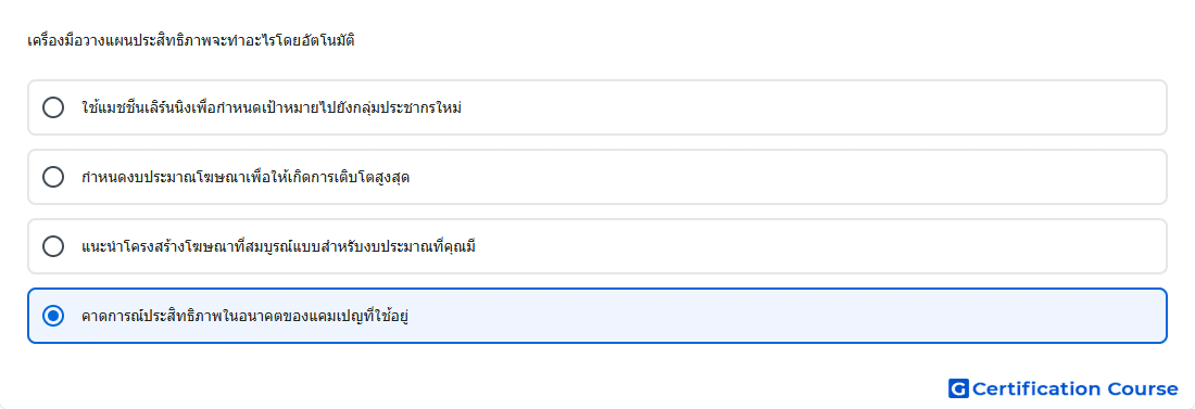 เคร องม อวางแผนประส ทธ ภาพจะทำอะไรโดยอ ตโนม ต